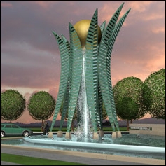 Fountain 3d model